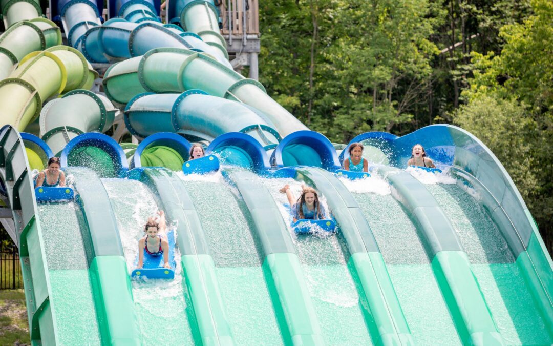 Kraken Six-Lane Waterslide