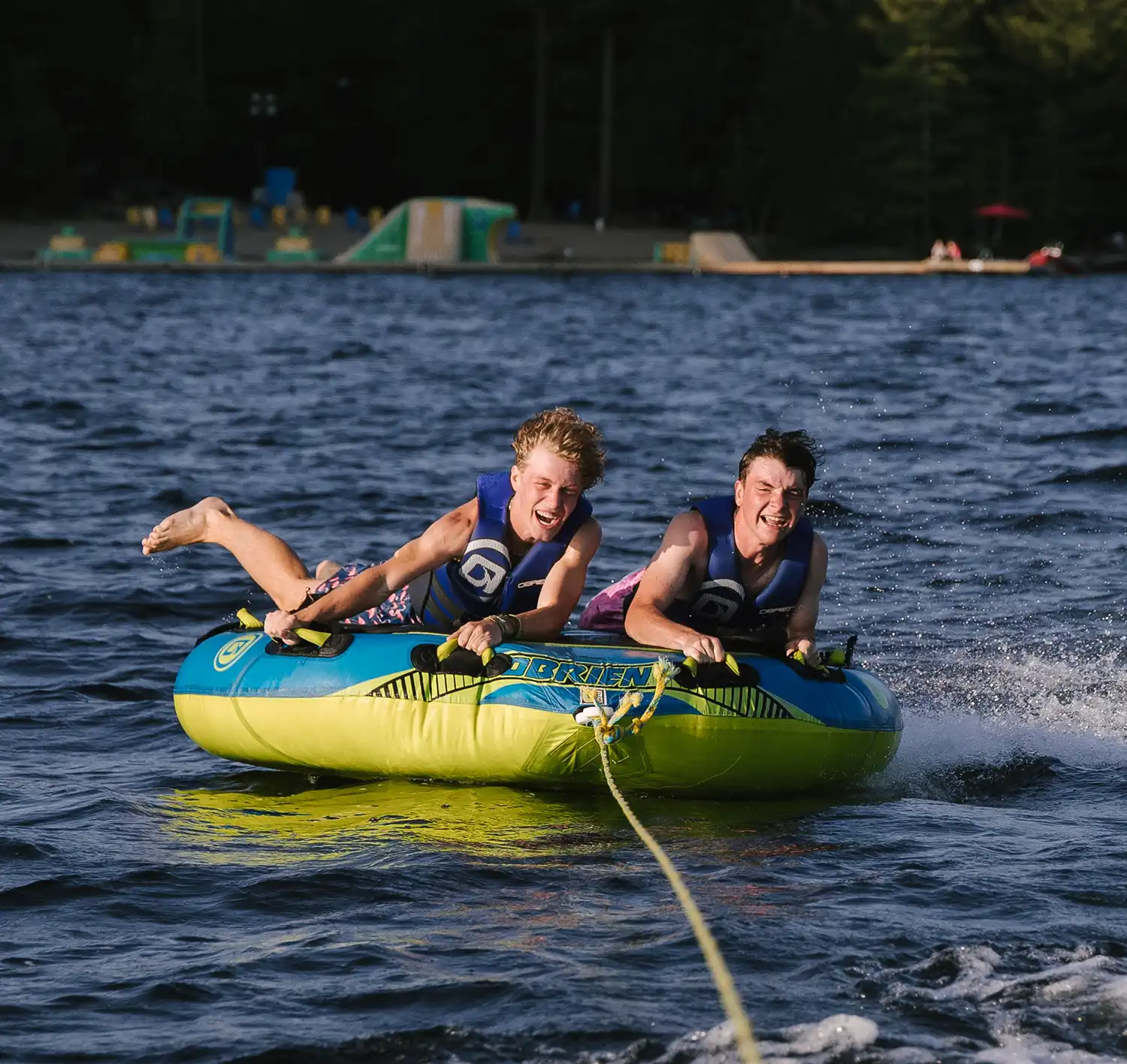 CEO Guests Tubing at Muskoka Woods