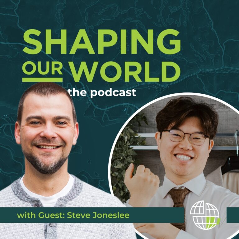Shaping Our WOrld podcast guest Steve Joneslee