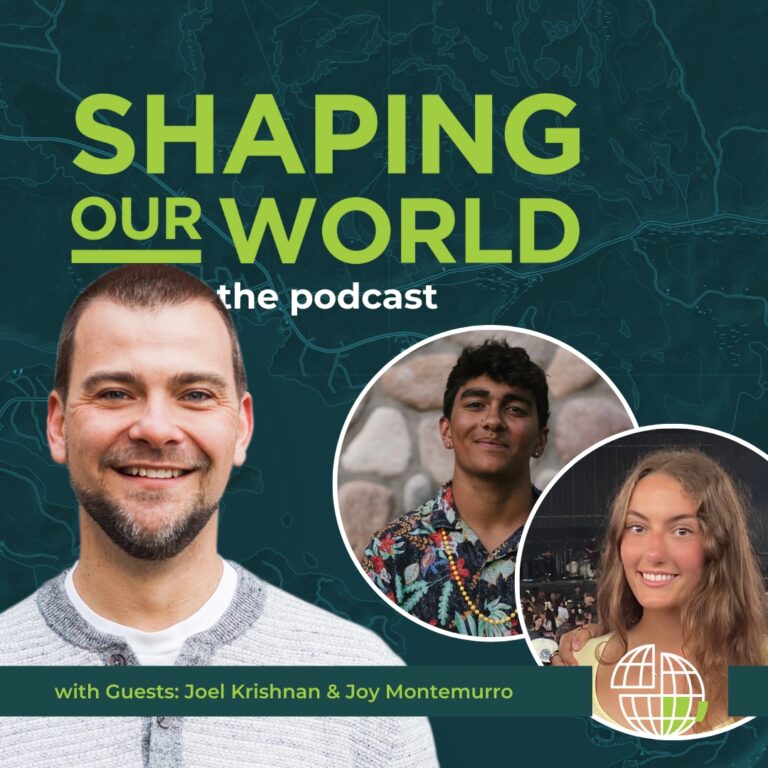 Shaping Our World guests and CEO Leadership Program participants Joel Krishnan and Joy Montemurro
