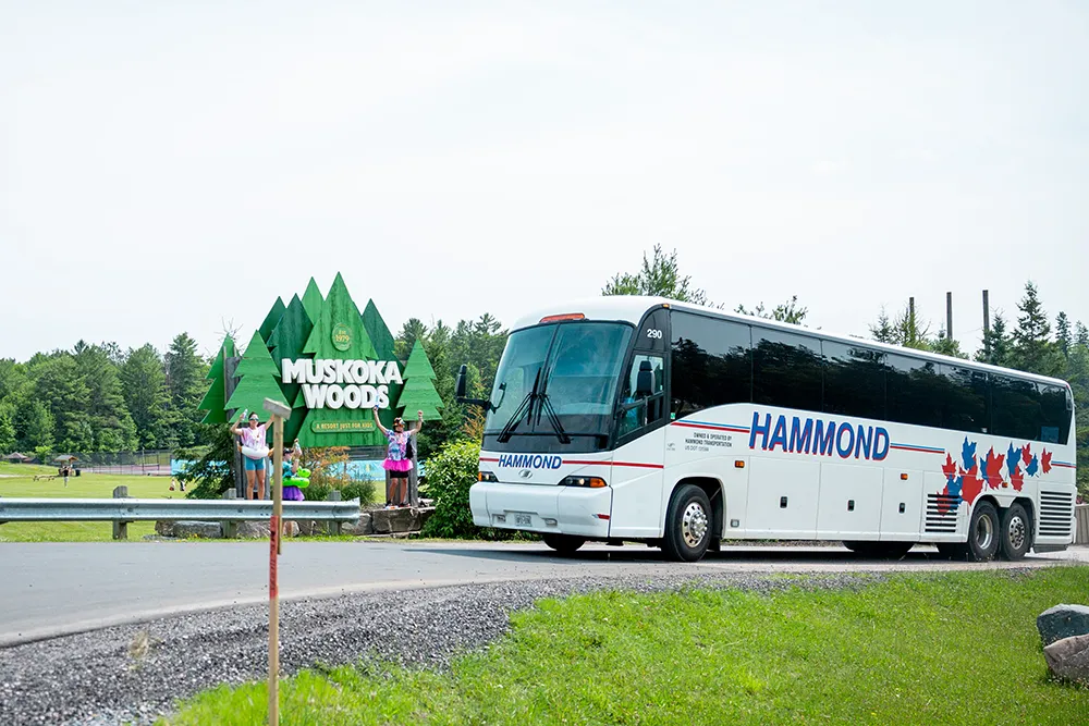 Transportation Bus to and from Muskoka Woods